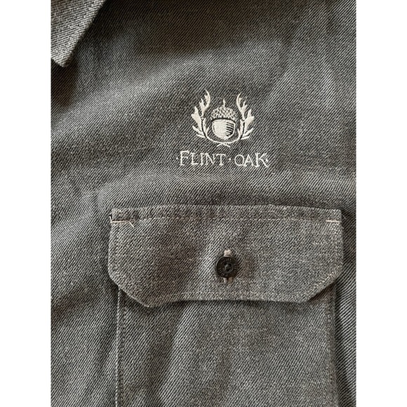 Kuhl Descendr Grey Flannel LS Shirt Mens XL Button Up Flint Oak Hunting Lodge KS - Picture 4 of 11